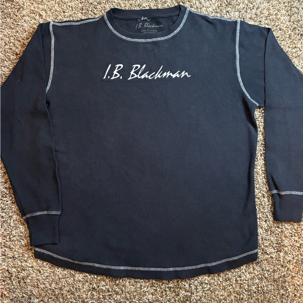 I.B. Blackman Navy Long Sleeve Shirt